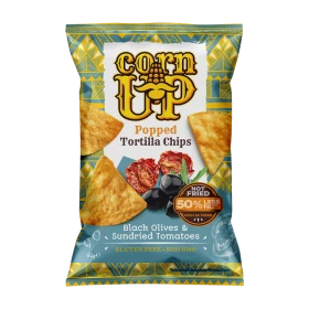 تورتيلا كرون كيك الزيتون الاسود والطماطم